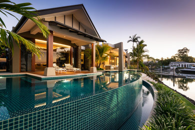 Design ideas for a tropical pool in Gold Coast - Tweed.