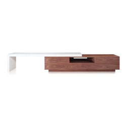 Kaluga Tv Stand Walnut - Side Tables And End Tables