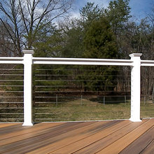 Deck and sprial staircase