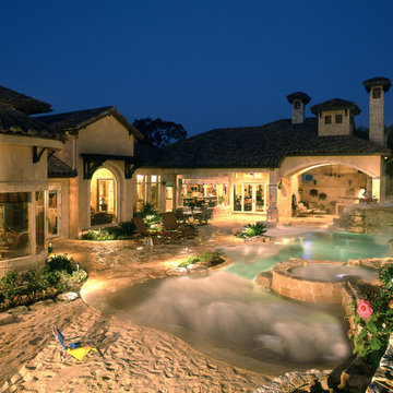Double Beach Entry Pool