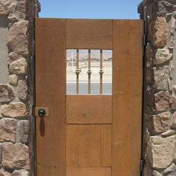 Courtyard & Pedestrain Gates - Home Fencing And Gates