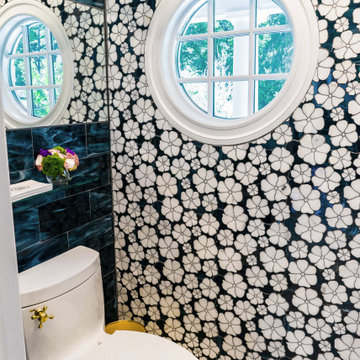 Bathroom Wall Floral Waterjet Mosaic