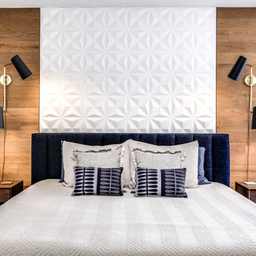 Dimensional Wall Creates Focal Point