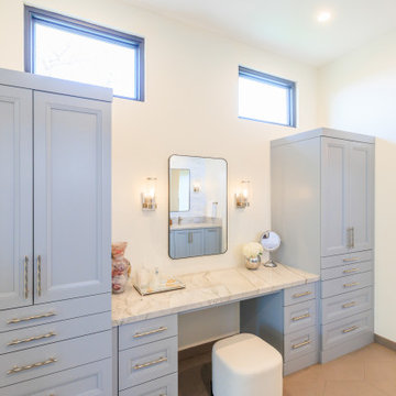 Built In Vanity with Custom Storage Towers
