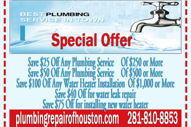 Plumbing Repair of Houston