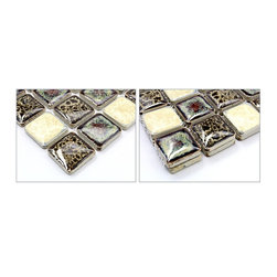 Glazed porcelain square tile1 - Products