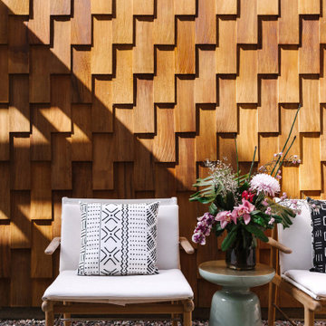 Mueller Tranquil Minimal Modern Row Home: Patio