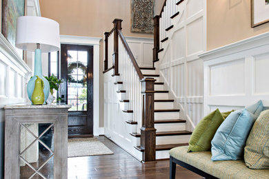 Hallway - craftsman hallway idea in Other