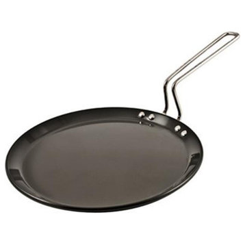 Hawkins  Futura Non-Stick Flat Tava Griddle 10 in. - 4.88mm with Steel Handle