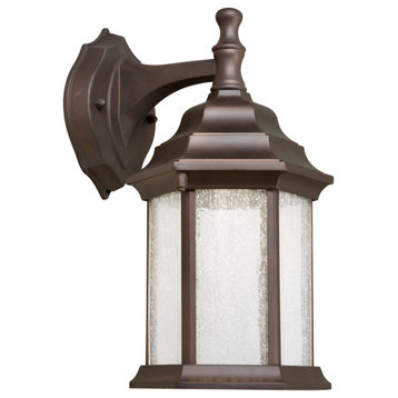 Forte Lighting 17102 1 Light 12" Tall LED Outdoor Wall Sconce - Antique Bronze
