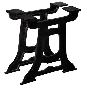 vidaXL 2x Coffee Table Legs Y-Frame Cast Iron Side Table Leg End Table Console