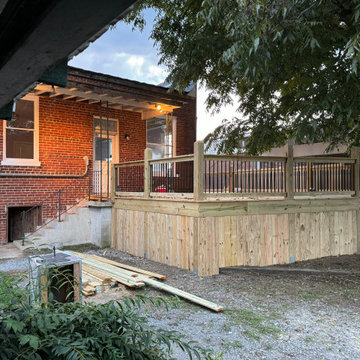 Co-op deck built for Hal August Construction in Petersburg