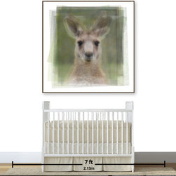 Kangaroo Portrait Artwork - Fine Art Prints