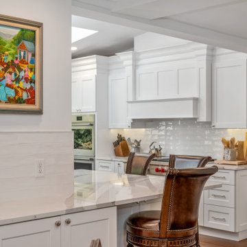 Transitional White Kitchen Remodel Penn Valley, PA