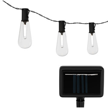 Outdoor Solar String Lights- Traditional with Vintage-Style Bulbs by Pure Garden