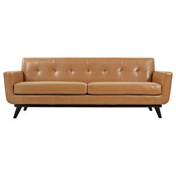 Engage Bonded Leather Sofa, Tan