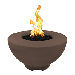 The Outdoor Plus - Sienna Firepit, Chocolate, 37" - Fire Pits