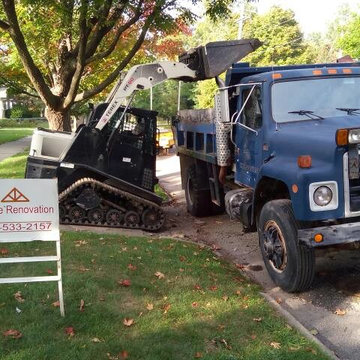 Demolition of Garage and Driveway