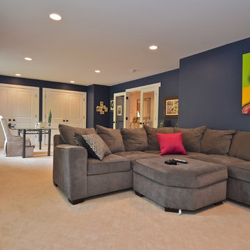 An Open Plan Contemporary Renovation In Livingston NJ