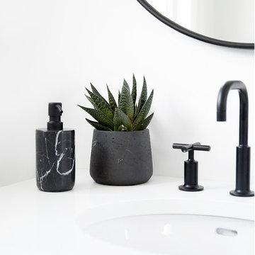 Custom Project - Black and White Bathroom