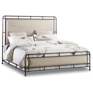 Hooker Furniture 5388-90266 King Metal Panel Bed Frame - Rustic Chic