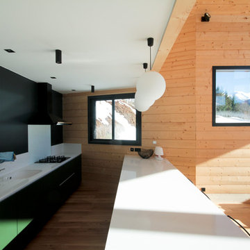 Construction d'un chalet de montagne - atelier S architecte Toulouse