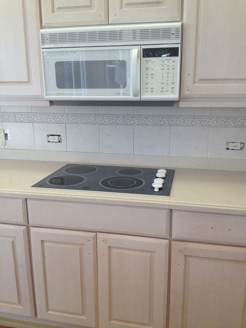White Paint For Kitchen Cabinets With, Cream Colored Kitchen Cabinets With White Appliances