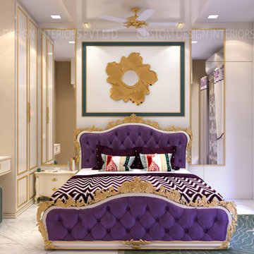 Mr. Amit Ghosh’s English Royal Theme Master Bedroom | Kolkata | CDI
