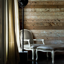 Reclaimed wood wall