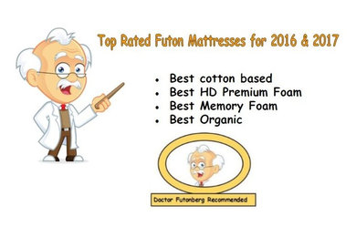 Best Rated Comfortable Futon Mattresses for 2016 & 2017 Reviews