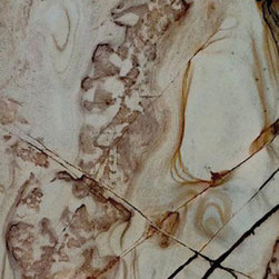 Glacial Eyes Yellow Quartzite - Kitchen Countertops