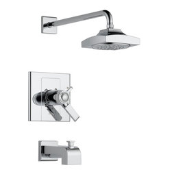 Delta Rain Can Showerhead and Tub Spout - Showerheads And Body Sprays