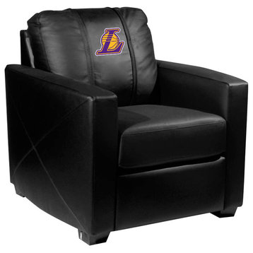 Los Angeles Lakers Secondary Stationary Club Chair Commercial Grade Fabric
