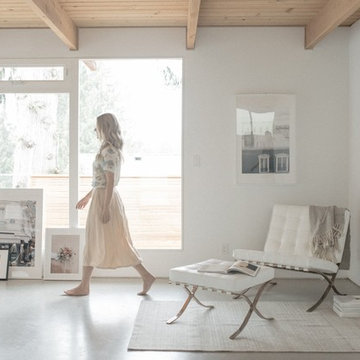 Pavilion chair and ottoman