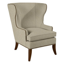 Moscato Premier Stationary Chair by La-Z-Boy shown in Dove - Products