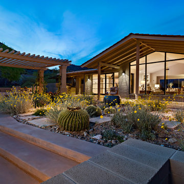 Mid-Century Ranch | Rear Yard View of Home