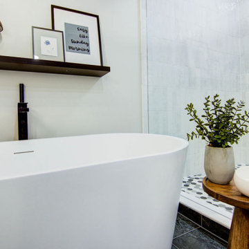 Elegant Classic Primary Bath Remodel Kansas City, MO