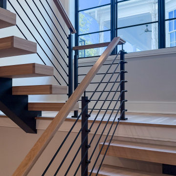 Project #147 | Modern Staircase with Seattle Style Stringer