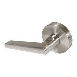 Designers Impressions - Designers Impressions Madison Design Satin Nickel Dummy Door Lever - Door Levers