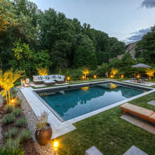 Friends pool landscaping