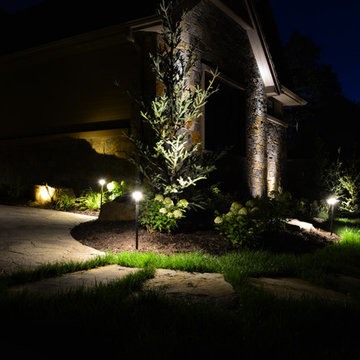 Lakeside Entertainment Space, Water Feature, and Catwalk