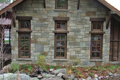 Inspiration for a rustic exterior home remodel in Other