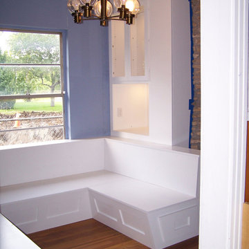 Finished Dining Booth & China Cabinet