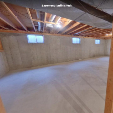 Basement Remodel with Custom Built-in Storage
