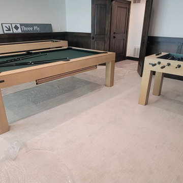 Malibu Collection Game Room w/ Custom Family Crest on Play Surface