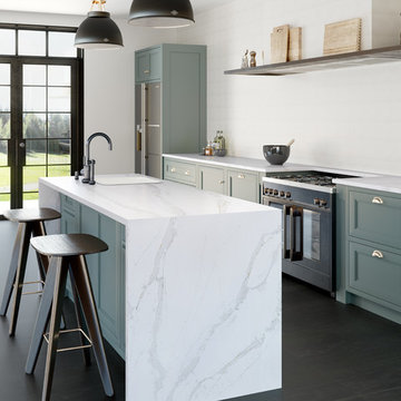 Silestone - Transitional Kitchen