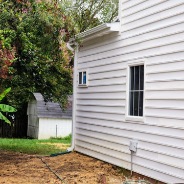 Backyard View of Completed Office-Side Addition