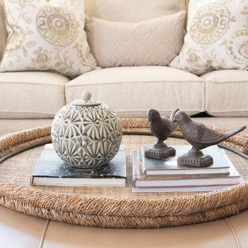 Classic Family Room with Timeless Materials
