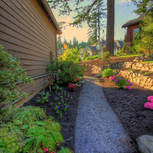 Backyard landscaping