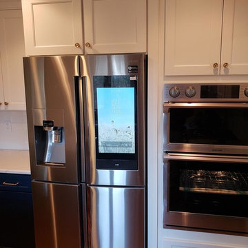 Wynn Blue Accent Kitchen Remodel